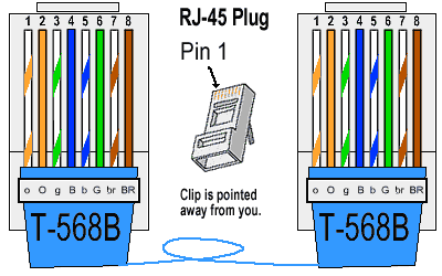 Coro robo menta Código de colores RJ45 - Nilo Vélez