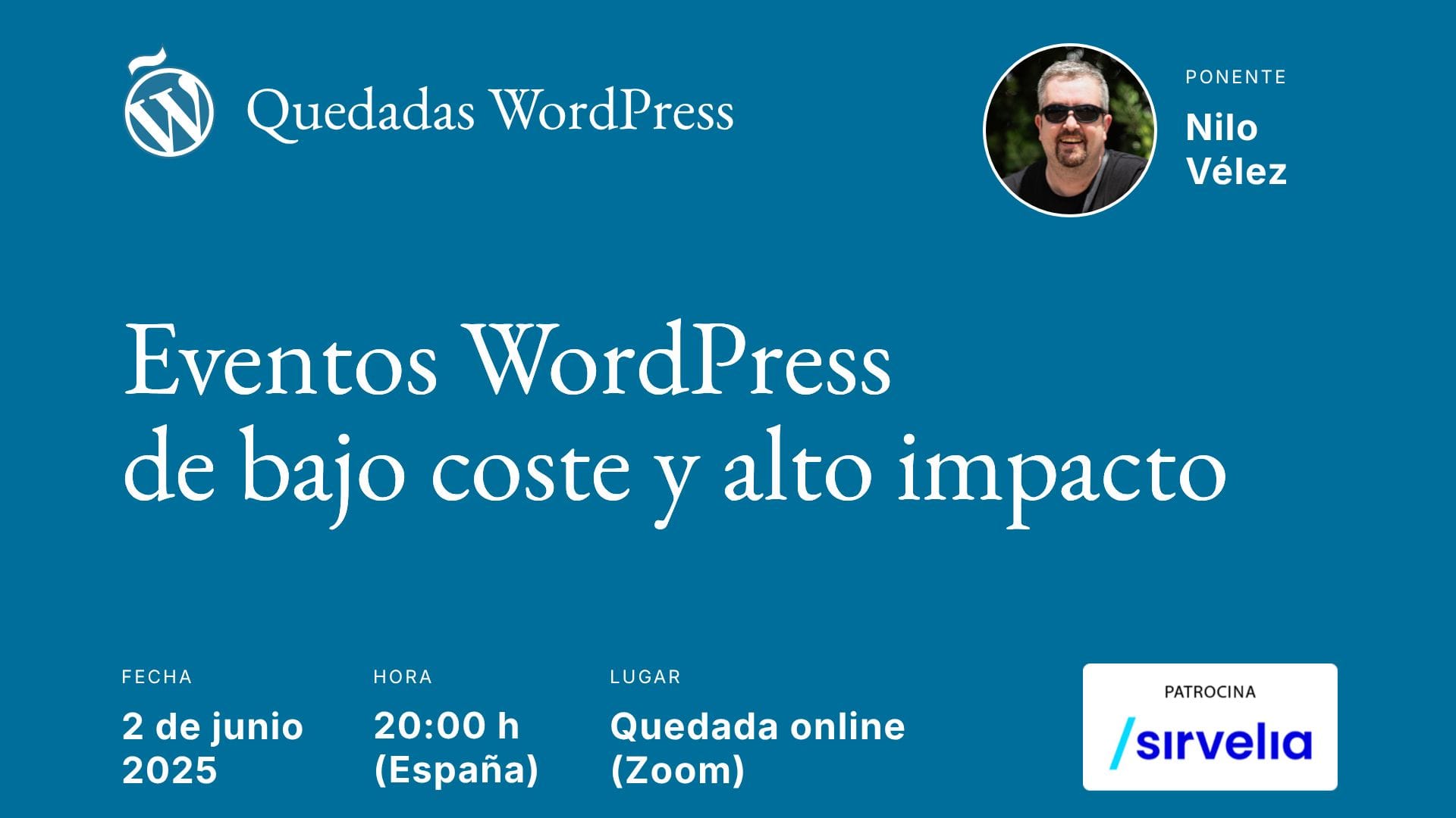 Eventos WordPress de bajo coste y alto impacto